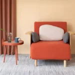 كنب سرير مع مسند ذراعين