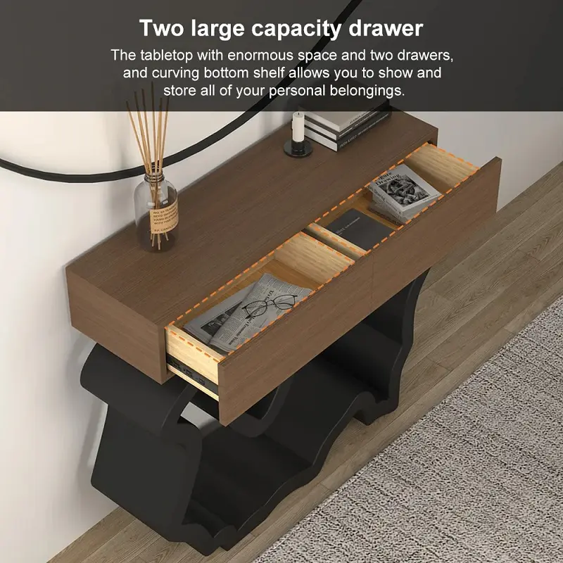 طاولة كونسول مودرن مع أدراج