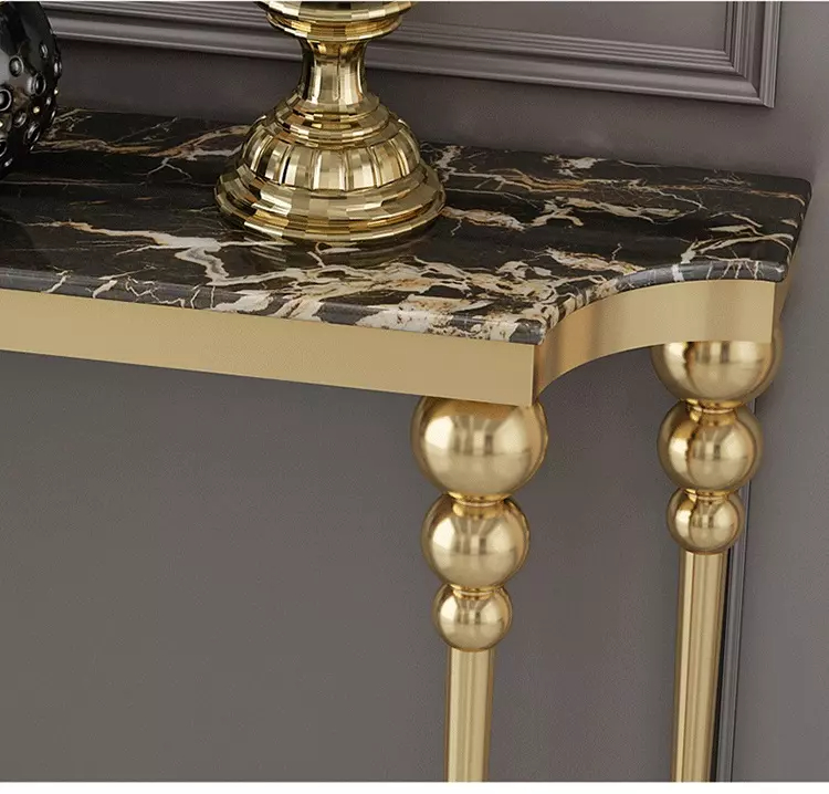 كونسول رخام فاخر لغرفة المعيشة