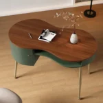 مكتب منحني بتصميم عصري
