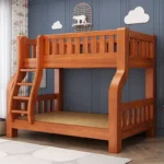 سرير نوم بدورين خشب