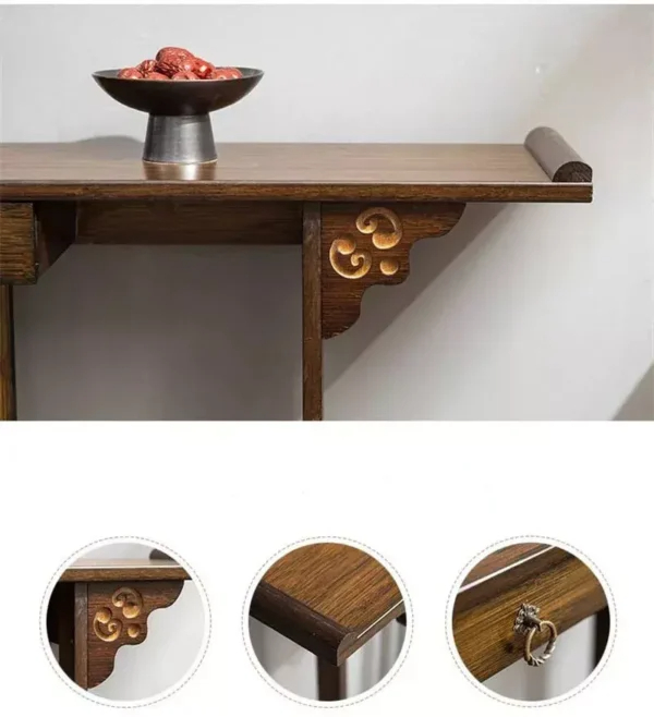 كونسول خشب بتصميم عتيق