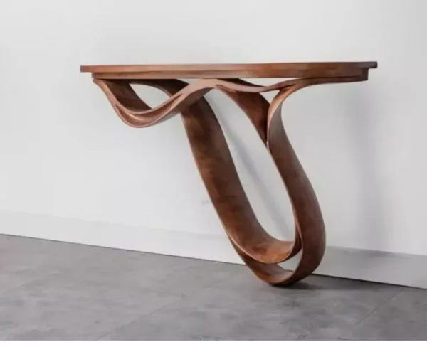 كونسول خشب بتصميم مميز