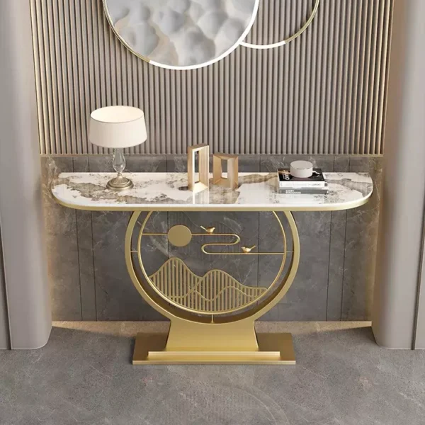 كونسول مودرن مع قاعدة دائرية