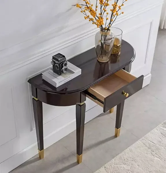 كونسول خشب بتصميم انيق