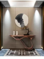 كونسول خشب بتصميم مميز