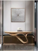 كونسول خشب بتصميم مميز