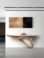 كونسول خشب بتصميم مميز