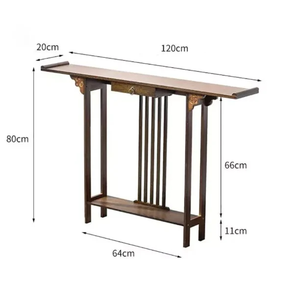 كونسول خشب بتصميم عتيق