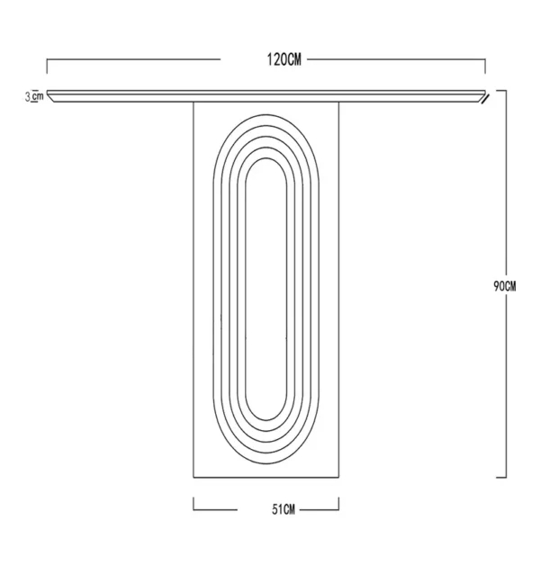 كونسول مودرن بسيط لغرفة المعيشة