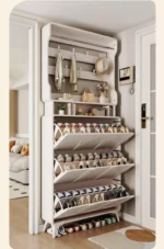 خزانة أحذية مع علاقة ملابس بتصميم مودرن - Image 6