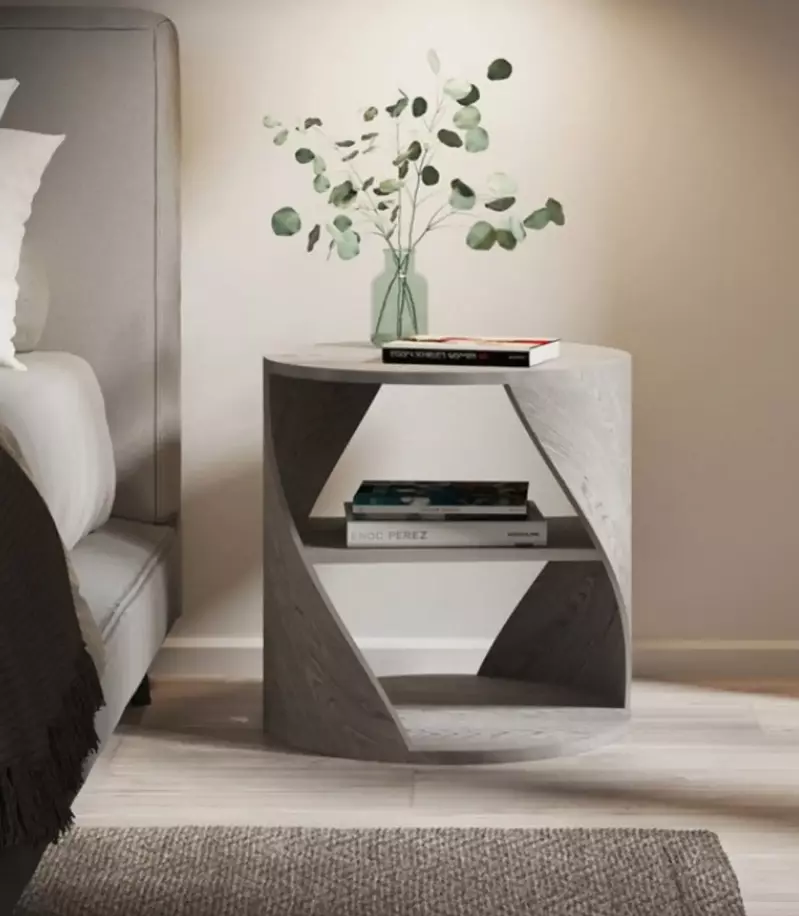 طاولة سرير دائرية طاولة سرير دائرية