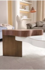 ⁦طقم طاولات قهوة بتصميم متداخل⁩ - الصورة ⁦6⁩