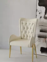 ⁦كرسي طاولة طعام بتصميم مودرن⁩ - الصورة ⁦9⁩