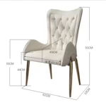 ⁦كرسي طاولة طعام بتصميم مودرن⁩ - الصورة ⁦10⁩