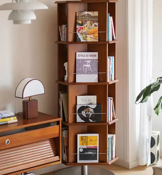 ارفف تخزين كتب دوارة مميزة