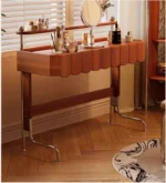 ⁦طاولة تسريحة لغرفة نوم بتصميم ريفي⁩ - الصورة ⁦10⁩