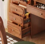 طاولة تسريحة مع مرأة على شكل فراشة - Image 5