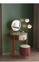 ⁦تسريحة غرفة نوم مودرن دائرية⁩ - الصورة ⁦2⁩