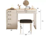 ⁦تسريحة لغرفة النوم بلمسة بسيطة⁩ - الصورة ⁦11⁩