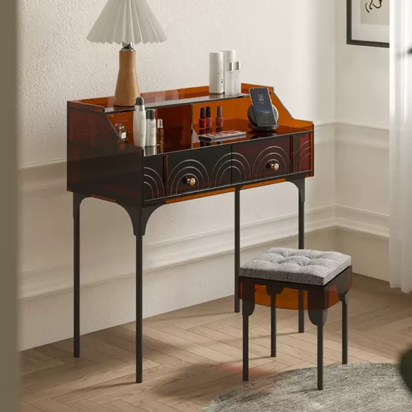 تسريحة غرفة نوم اكريليك