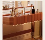 ⁦طاولة تسريحة لغرفة نوم بتصميم ريفي⁩ - الصورة ⁦9⁩