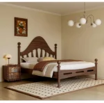 ⁦سرير نوم بتصميم ريفي⁩ - الصورة ⁦2⁩