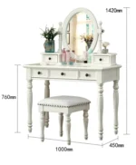 طاولة تسريحة كلاسيكية - Image 12