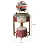 ⁦تسريحة غرفة نوم مودرن دائرية⁩ - الصورة ⁦4⁩