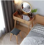 ⁦طاولة تسريحة مميزة بسطح زجاج⁩ - الصورة ⁦2⁩