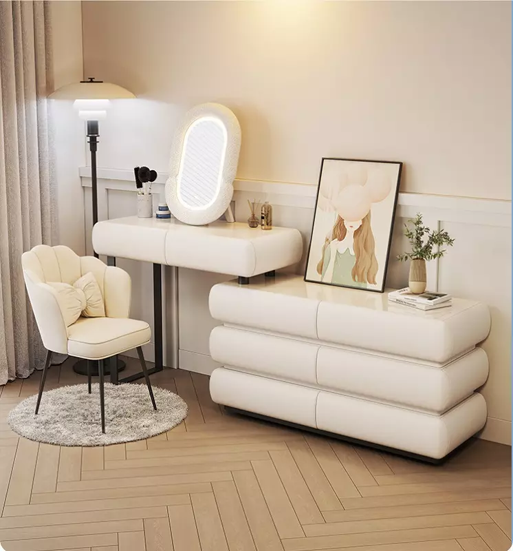 طاولة-تسريحة-بتصميم-مميز-و-بسيط طاولة تسريحة بتصميم مميز و بسيط