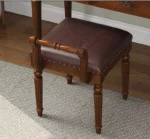 طاولة تسريحة مع مقعد بتصميم كلاسيك - Image 4