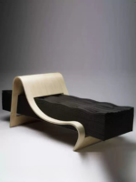 كرسي استرخاء بتصميم منحني وحديث