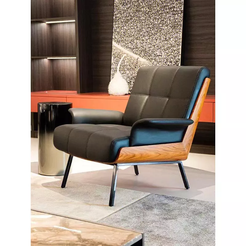 Single chair (1) كرسي مفرد حديث لغرفة المعيشة - Image 1