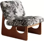 ⁦كرسي مفرد منقوش لغرفة المعيشة⁩ - الصورة ⁦5⁩