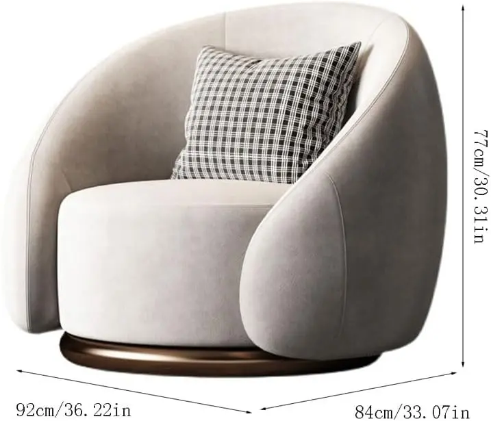 كرسي مفرد بتصميم مودرن انيق