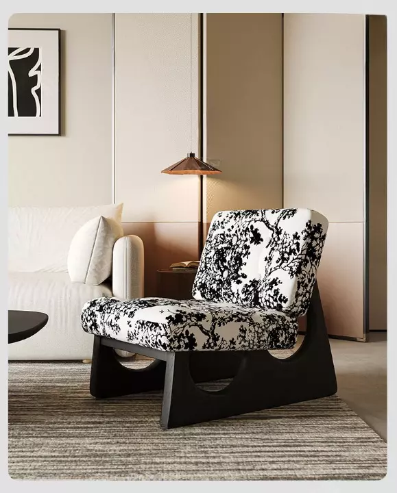 كرسي-مفرد (4) كرسي مفرد منقوش لغرفة المعيشة