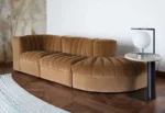 كنب زاوية مودرن بتصميم منحني - Image 2