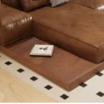 ⁦كنب زاوية جلد⁩ - الصورة ⁦3⁩