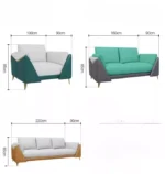 ⁦كنب مودرن بتصميم فاخر⁩ - الصورة ⁦7⁩