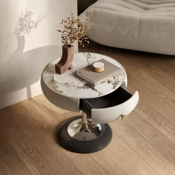 كومودينة دائرية بخامات عالية الجودة