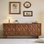 ⁦طاولة بوفيه بأدراج متعددة التخزين⁩ - الصورة ⁦2⁩