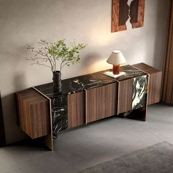 طاولة بوفيه بتفاصيل فخمة و حديثة