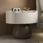 طاولة جانبية للسرير بشكل دائري - Image 11