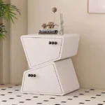 طاولة جانبية للسرير بسيطة وحديثة - Image 6