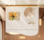 طاولة جانبية للسرير بتصميم مموج - Image 2