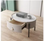 طاولة جانبية للسرير بتصميم كلاسيك فاخر - Image 6