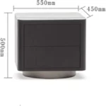 طاولة جانبية للسرير مربعة الشكل - Image 6