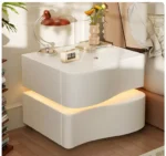 طاولة جانبية للسرير بتصميم مموج - Image 10