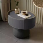 طاولة جانبية للسرير بشكل دائري - Image 7